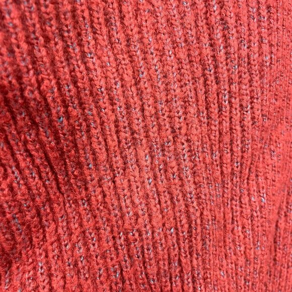 Cabi Love Carol Rosewood Cardigan Sweater Womens Small Orange Short Sleeve - Picture 3 of 9
